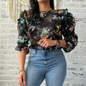 Super Cute, Truth NYC Sheer Blouse